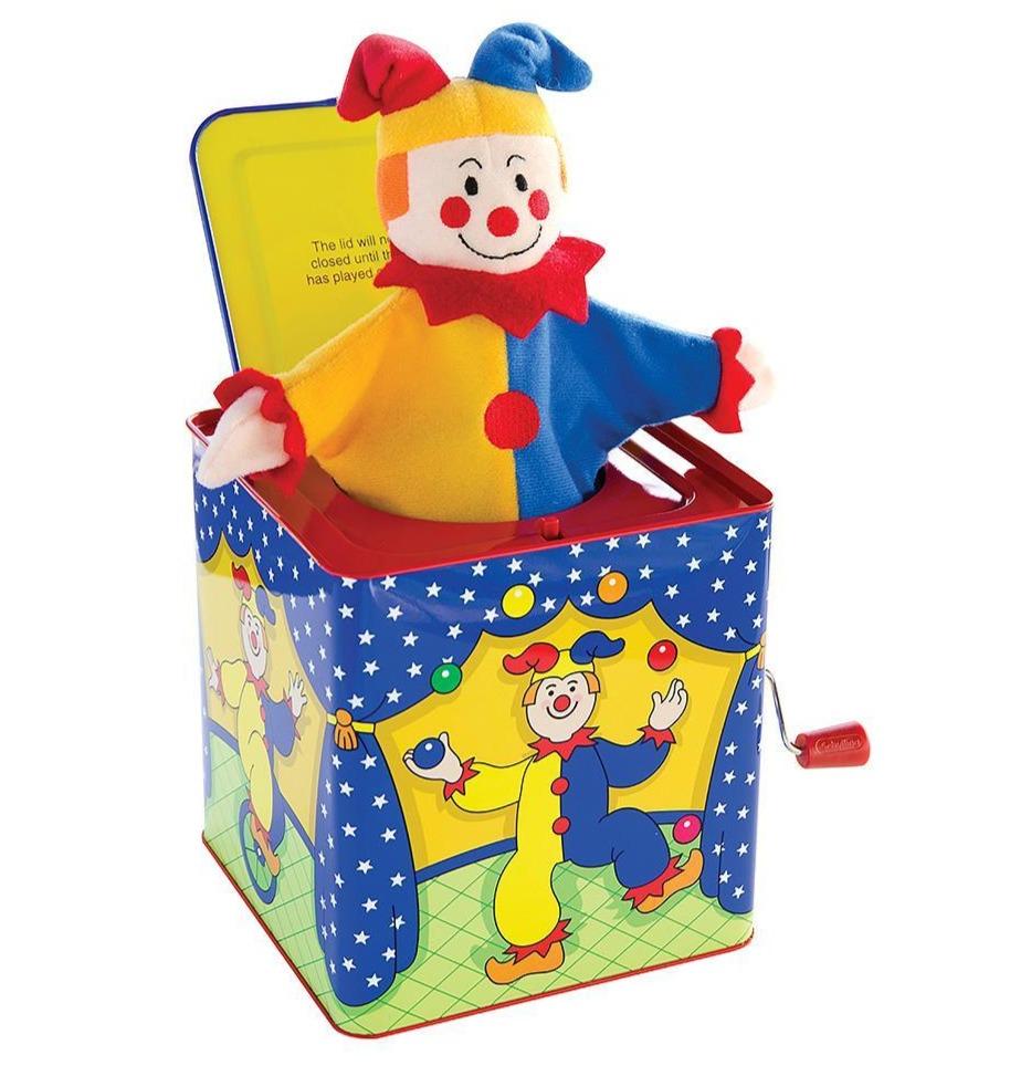 Schylling Toy Infant & Toddler Jester Jack in the Box