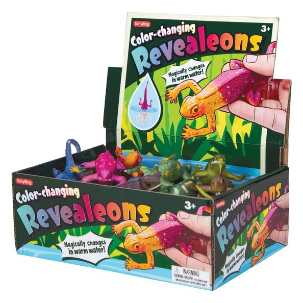 Schylling Toy Novelties Color-changing Chameleon 5" L