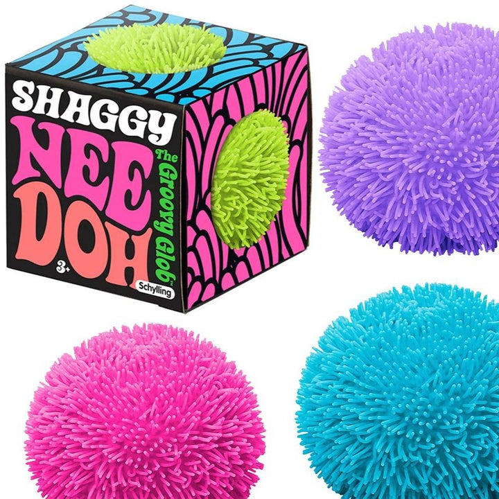 Schylling Toy Novelties Shaggy Nee Doh Squishy Stress Ball
