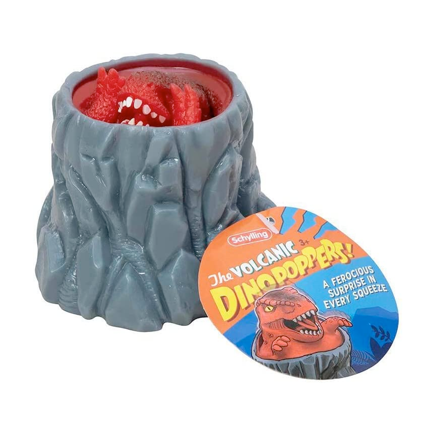 Schylling Toy Novelties Volcanic Dino Popper