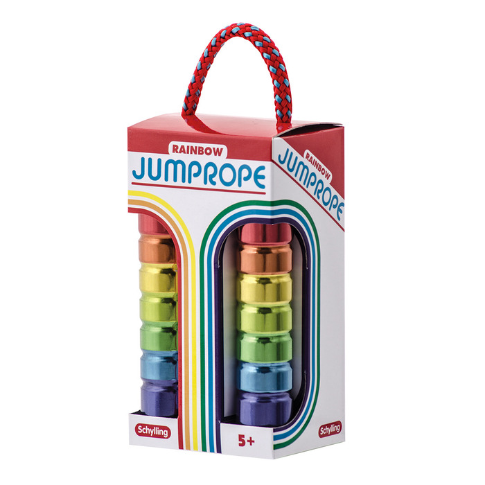 Schylling Toy Outdoor Fun Rainbow Tin Jump Rope