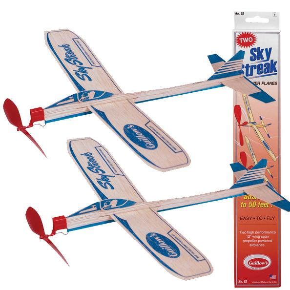 Schylling Toy Outdoor Fun Sky Streak Balsa Plane Boxed USA