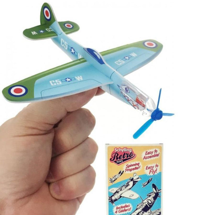 Schylling Toy Vehicles & - Construction Retro Glider 4 Pack