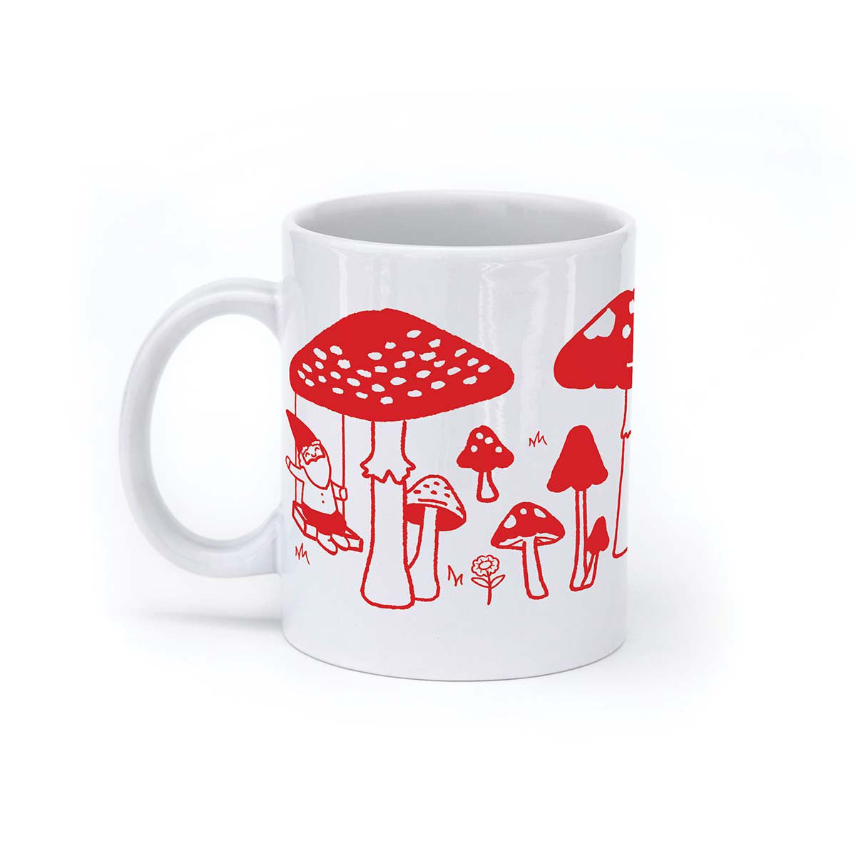 Gnome with Mushrooms Mug