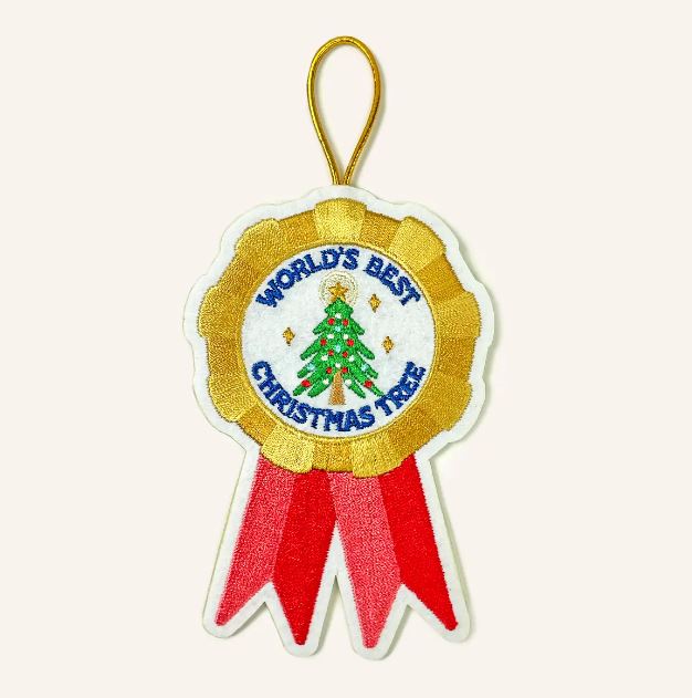 Seltzer Home Decor World's Best Christmas Tree - Award Ornament