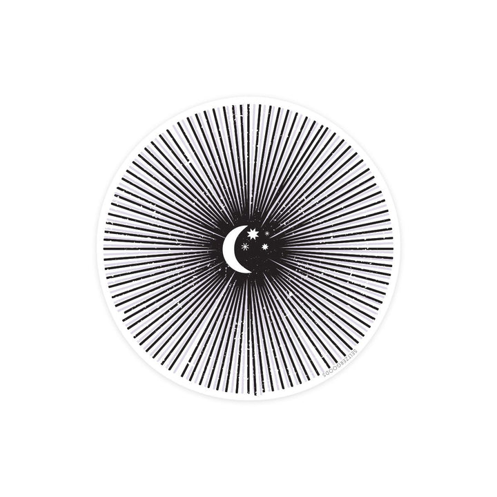 Seltzer Magnets & Stickers Moon Burst Seltzer Sticker