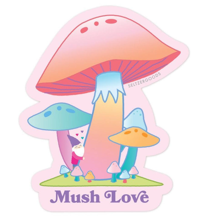 Seltzer Magnets & Stickers Mush Love Seltzer Sticker
