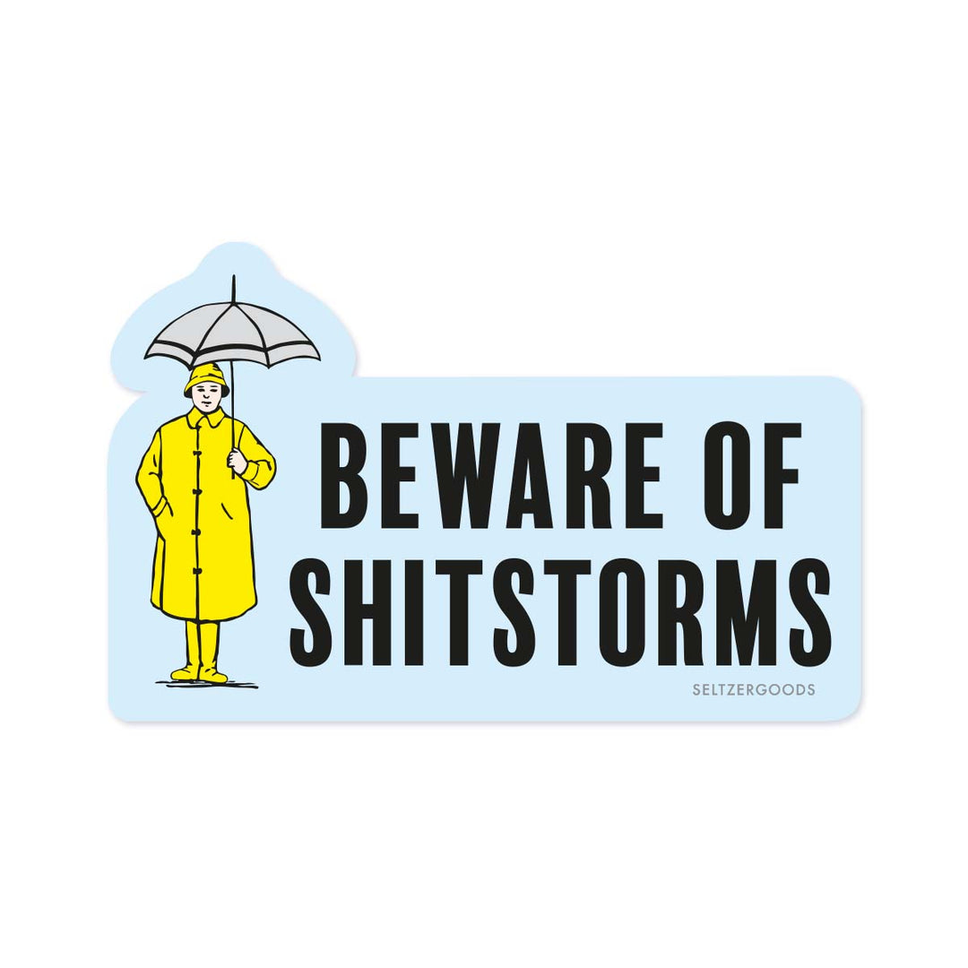 Seltzer Magnets & Stickers Shitstorms Seltzer Sticker
