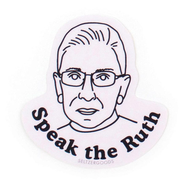 Seltzer Magnets & Stickers Speak the Ruth Seltzer Sticker