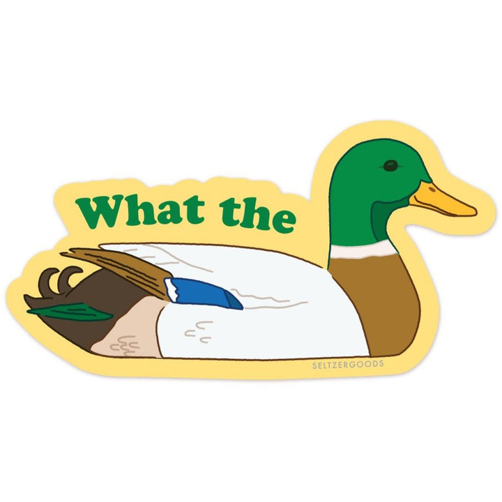 Seltzer Magnets & Stickers What The Duck Seltzer Sticker