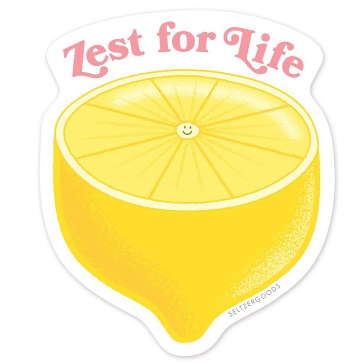 Seltzer Magnets & Stickers Zest for Life Seltzer Sticker