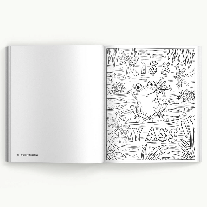 Simon & Schuster Books F*ck Off, I'm Adorable coloring book