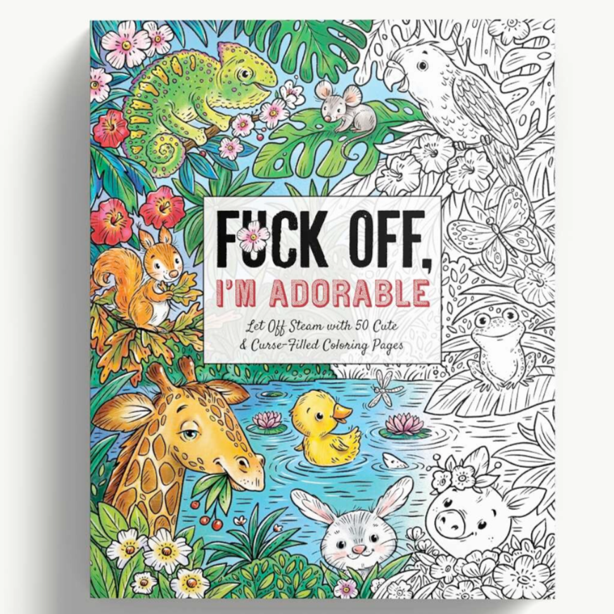 Simon & Schuster Books F*ck Off, I'm Adorable coloring book