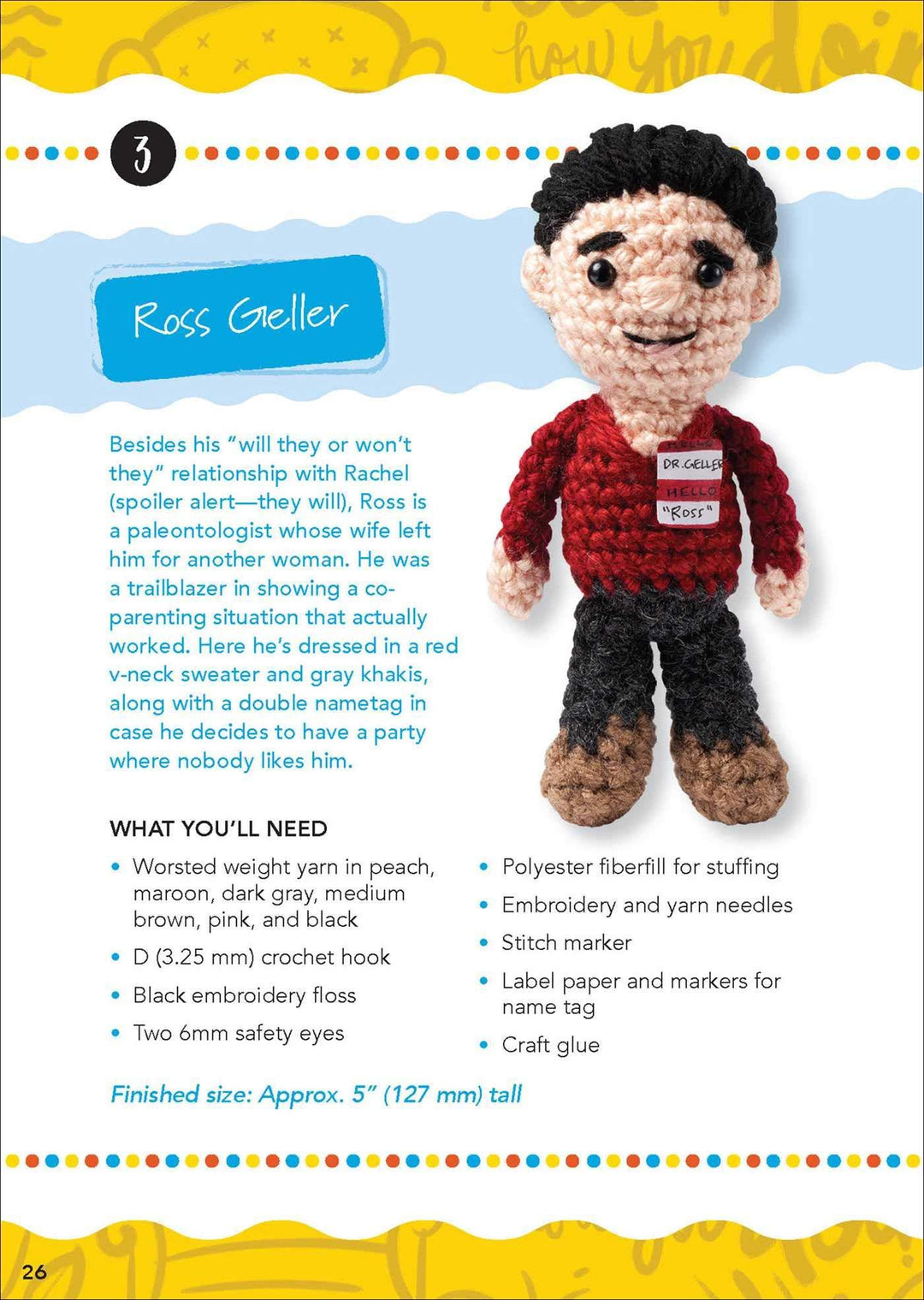 Simon & Schuster Books Friends Crochet Kit