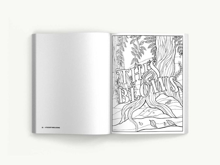 Simon & Schuster Books Fuck Off I'm Coloring Book