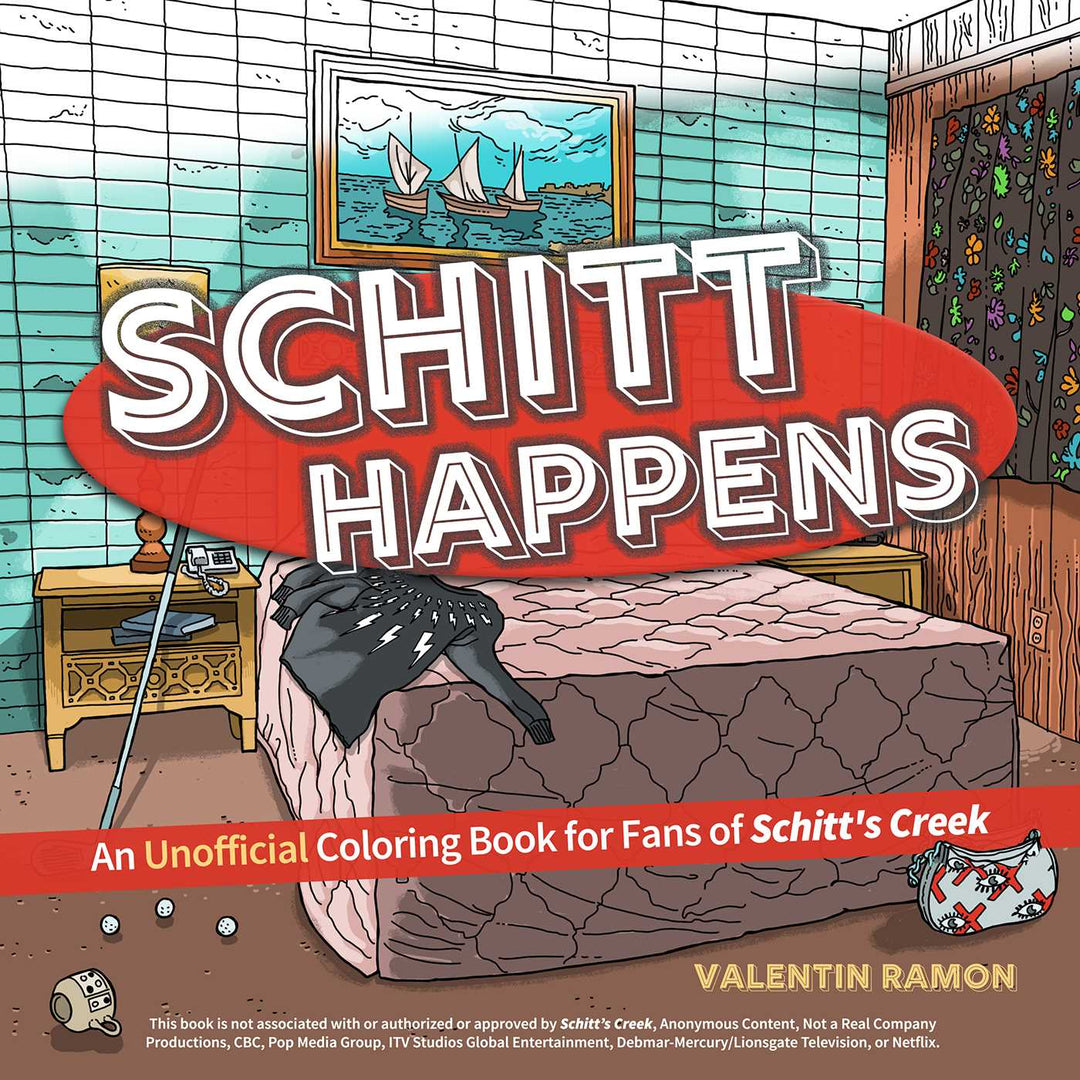 Simon & Schuster Books Schitt Happens - coloring book for fans of Schitt's Creek
