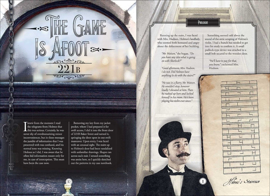 Simon & Schuster Books Sherlock Holmes Escape Room Puzzles