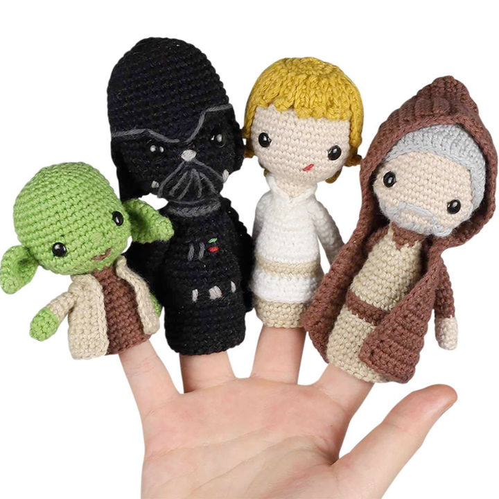 Simon & Schuster Books Star Wars Crochet Finger Puppets
