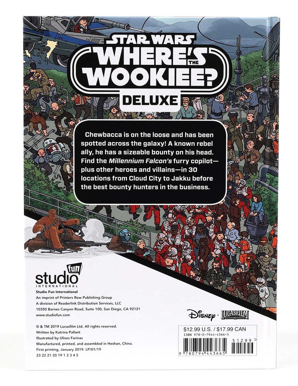Simon & Schuster Books Star Wars Wookie Find and Search Book