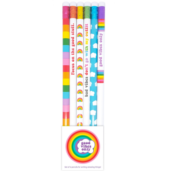 Snifty Arts & Crafts Good Vibes Only Pencil Set