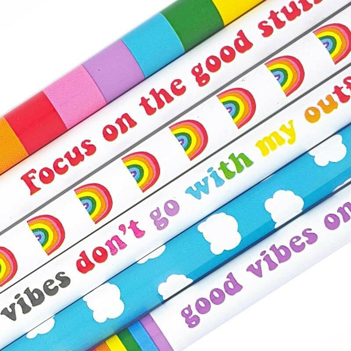 Snifty Arts & Crafts Good Vibes Only Pencil Set