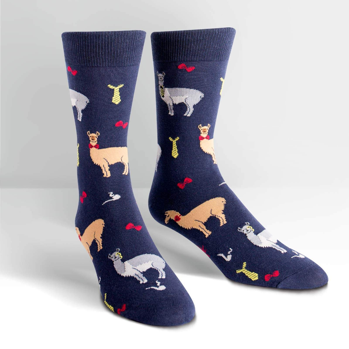 Sock IT TO Me Socks & Tees Men's Llama Drama Socks