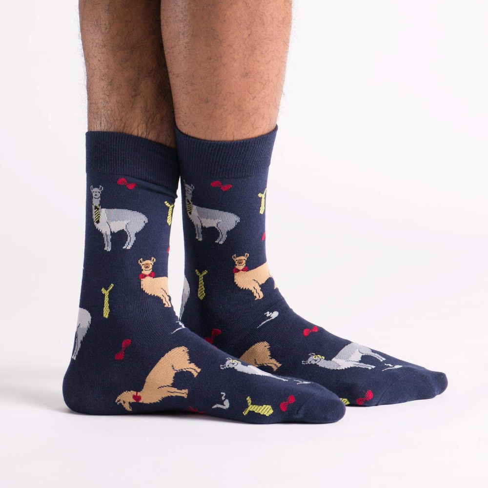Sock IT TO Me Socks & Tees Men's Llama Drama Socks