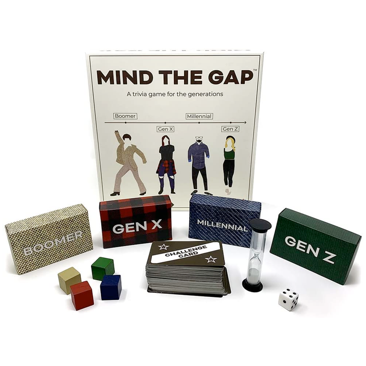 Solid Roots Games Mind the Gap - Trivia Game for the Generations