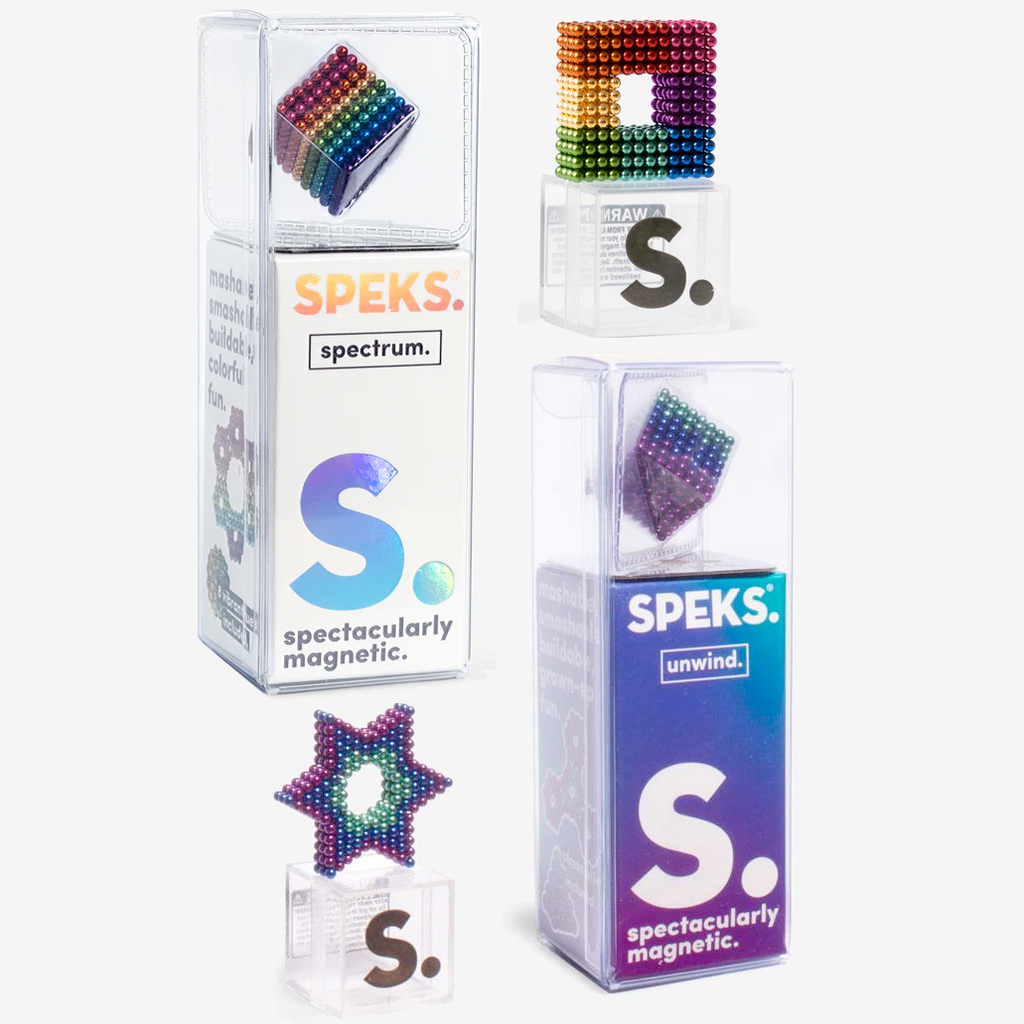 Speck top magnetic balls