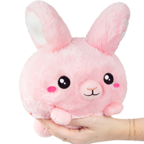 Squishable Toy Stuffed Plush Snugglemi Fluffy Pink Bunny