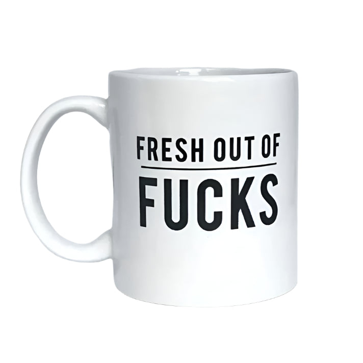Steel Petal Press Drinkware & Mugs Fresh Out Of Fucks Mug