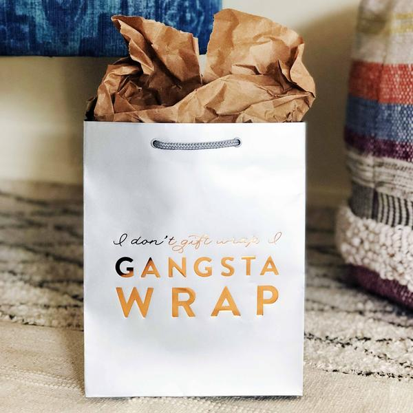 Steel Petal Press Gift & Flat Wrap Gangsta Wrap Gift Bag