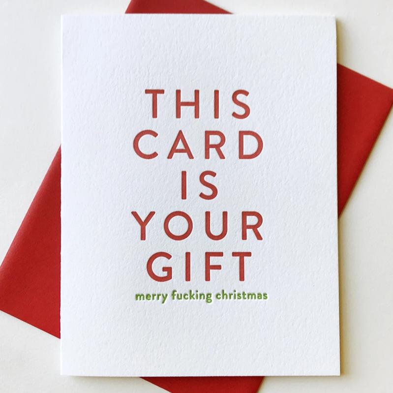 Steel Petal Press Greeting Cards Merry Fing Christmas - Your Gift Card