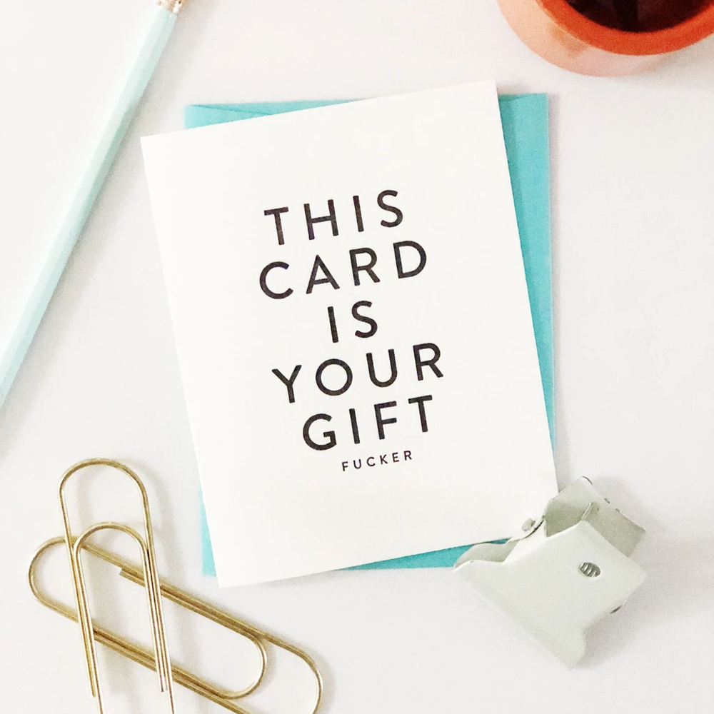 Steel Petal Press Greeting Cards This Card is Your Gift