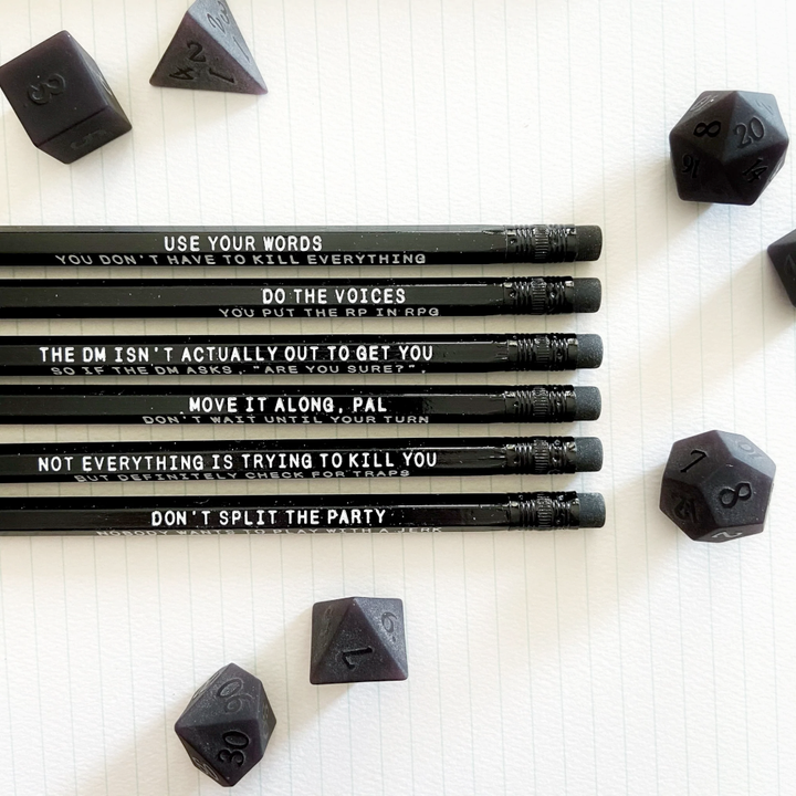 Storymakers Trading Co. Office Goods Metagaming Pencils - Great for DnD or RPG