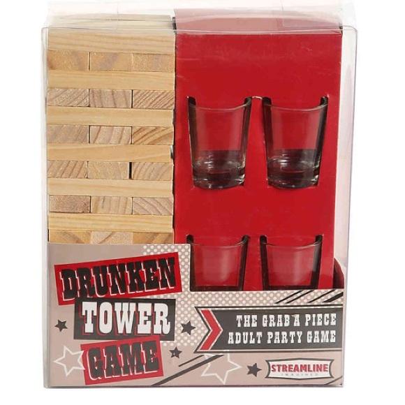 Streamline GAMES Drunken Tower Drinking Game