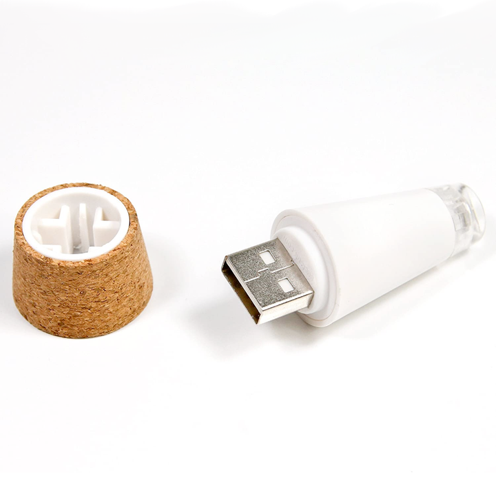 SUCK UK Home Decor USB Rechargeable Bottle Light