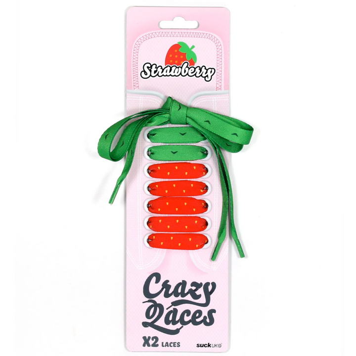 SUCK UK Personal Care Crazy Laces - Strawberry