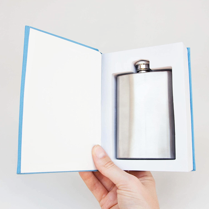 SUCK UK Personal Care Self Help Book (with hidden flask)
