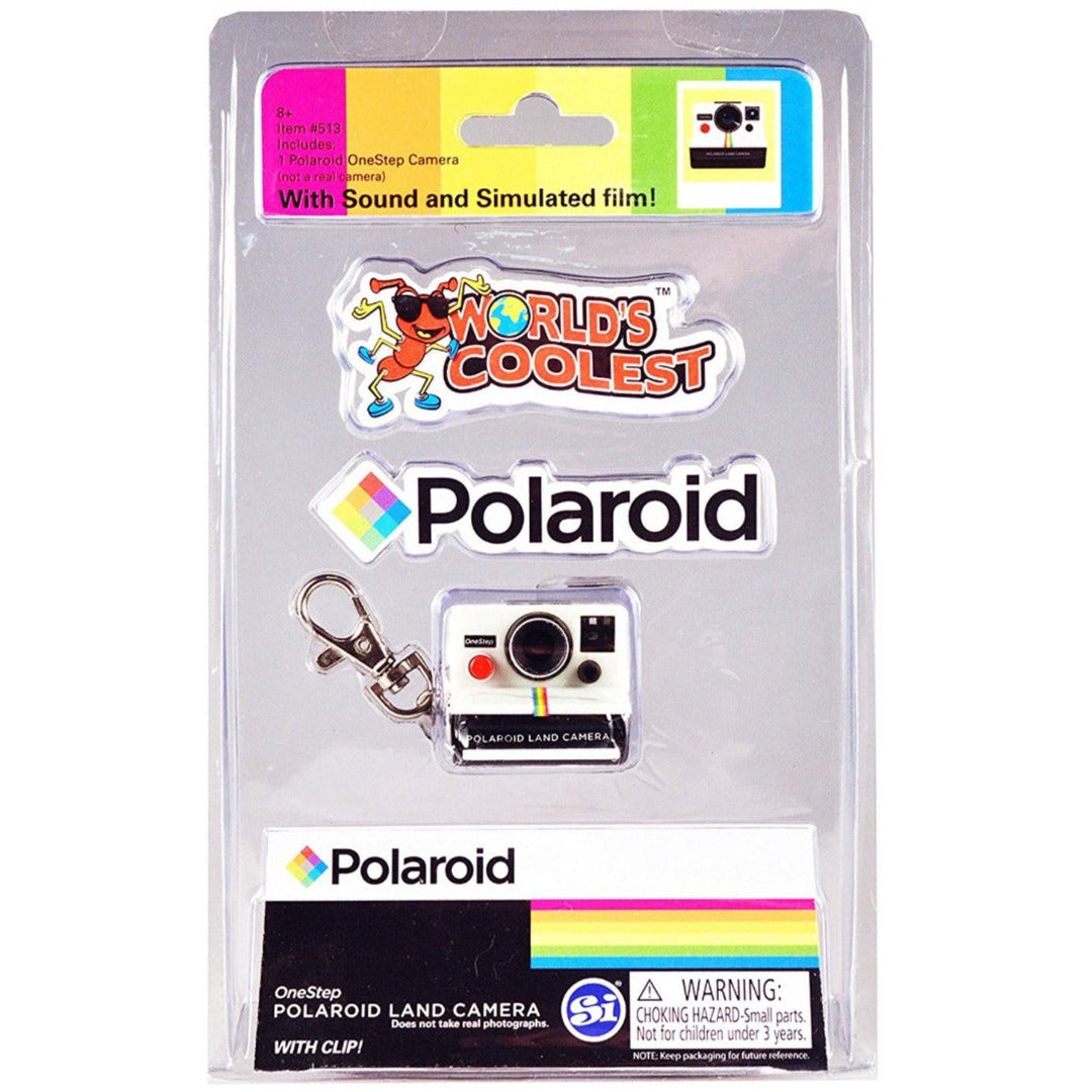 Super Impulse Toy Novelties World's Coolest Tiny Polaroid Camera Keychain