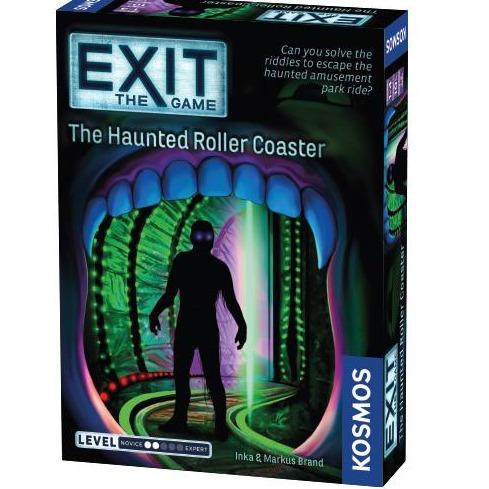 Thames & Kosmos GAMES Haunted Roller Coaster Exit Escape Room Game