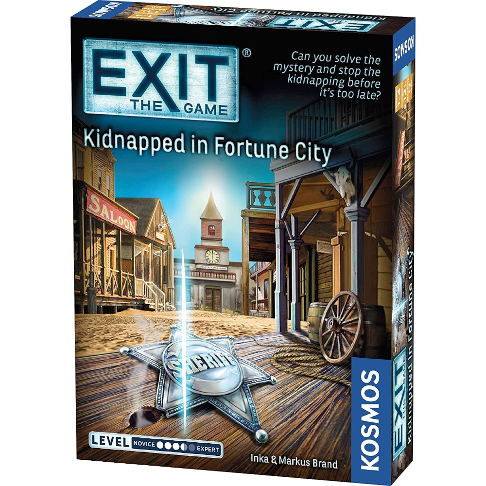 Thames & Kosmos GAMES Kidnapped Fortune City level 3/5 Exit Escape Room Game