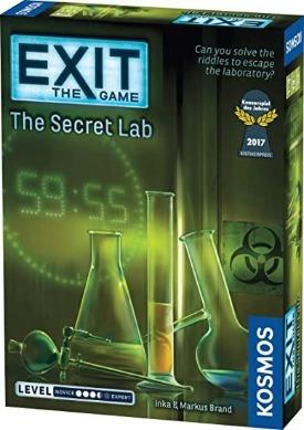 Thames & Kosmos GAMES Secret Lab Exit Escape Room Game