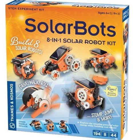Thames & Kosmos Toy Science SolarBots: 8-in-1 Solar Robot Kit