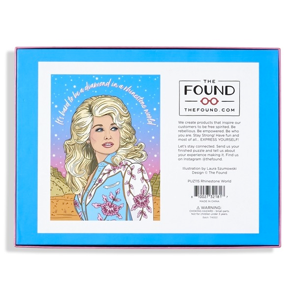 The Found Puzzles Dolly Rhinestone World Puzzle