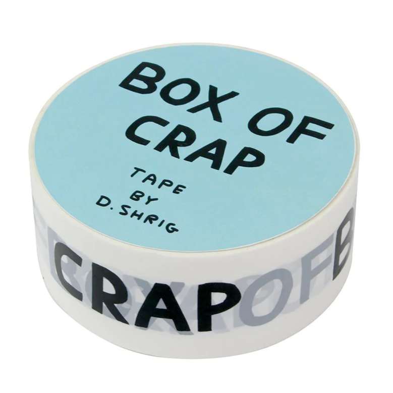 Third Drawer Down Funny Novelties Box of Crap Packing Tape