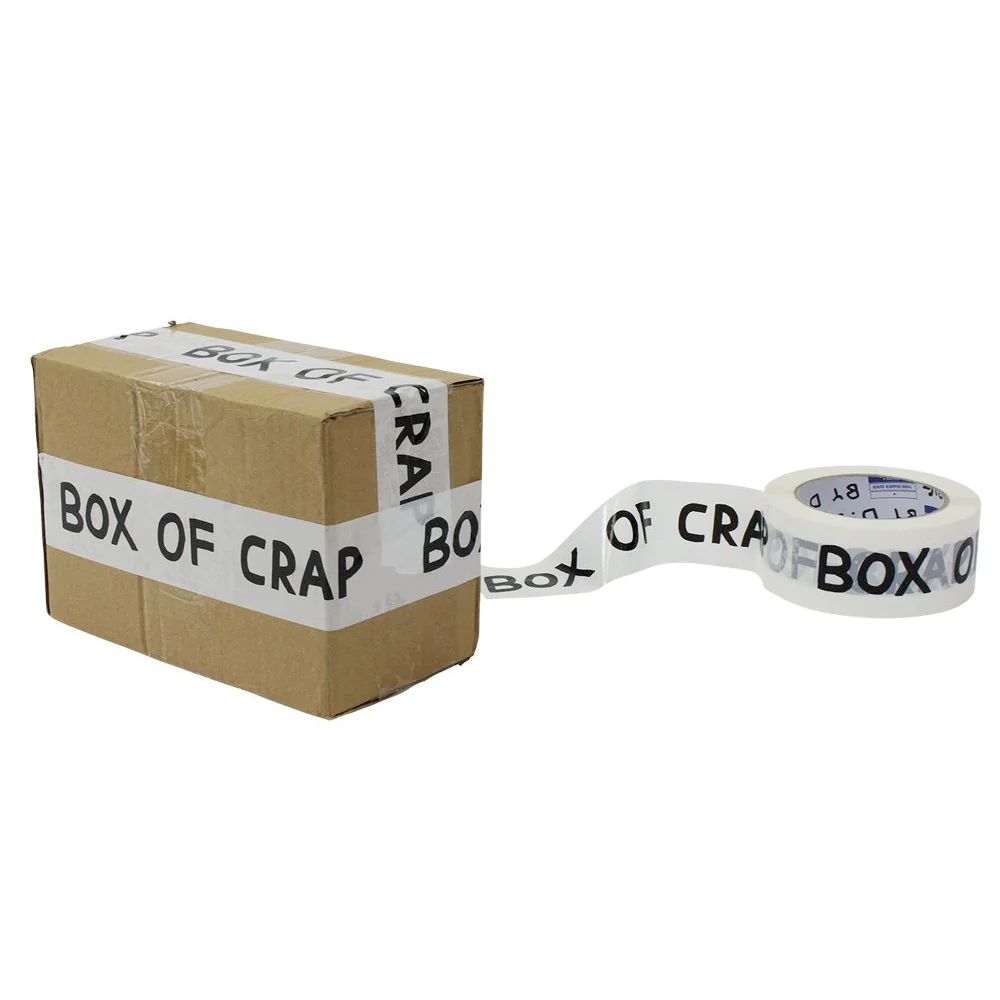 Third Drawer Down Funny Novelties Box of Crap Packing Tape