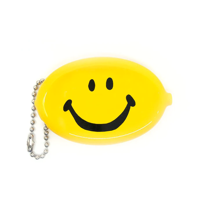 Three Potato Four Bags & Pouches Happy Face Vintage Style Pinch Coin Purse