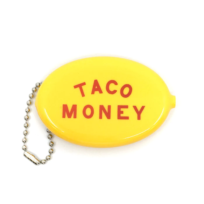 Three Potato Four Bags & Pouches Taco Vintage Style Pinch Coin Purse