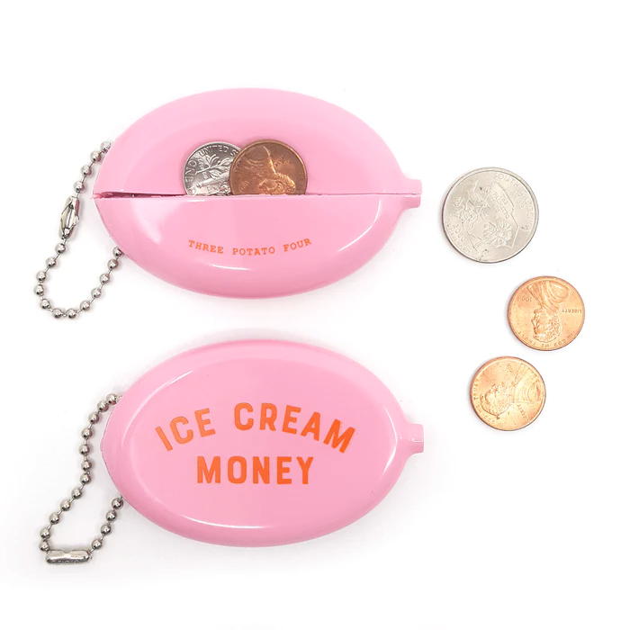 Three Potato Four Bags & Pouches Vintage Style Pinch Coin Purse